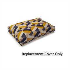Danish Design Retreat Eco-Wellness Geo Tile Duvet Dog Bed Replacement Cover